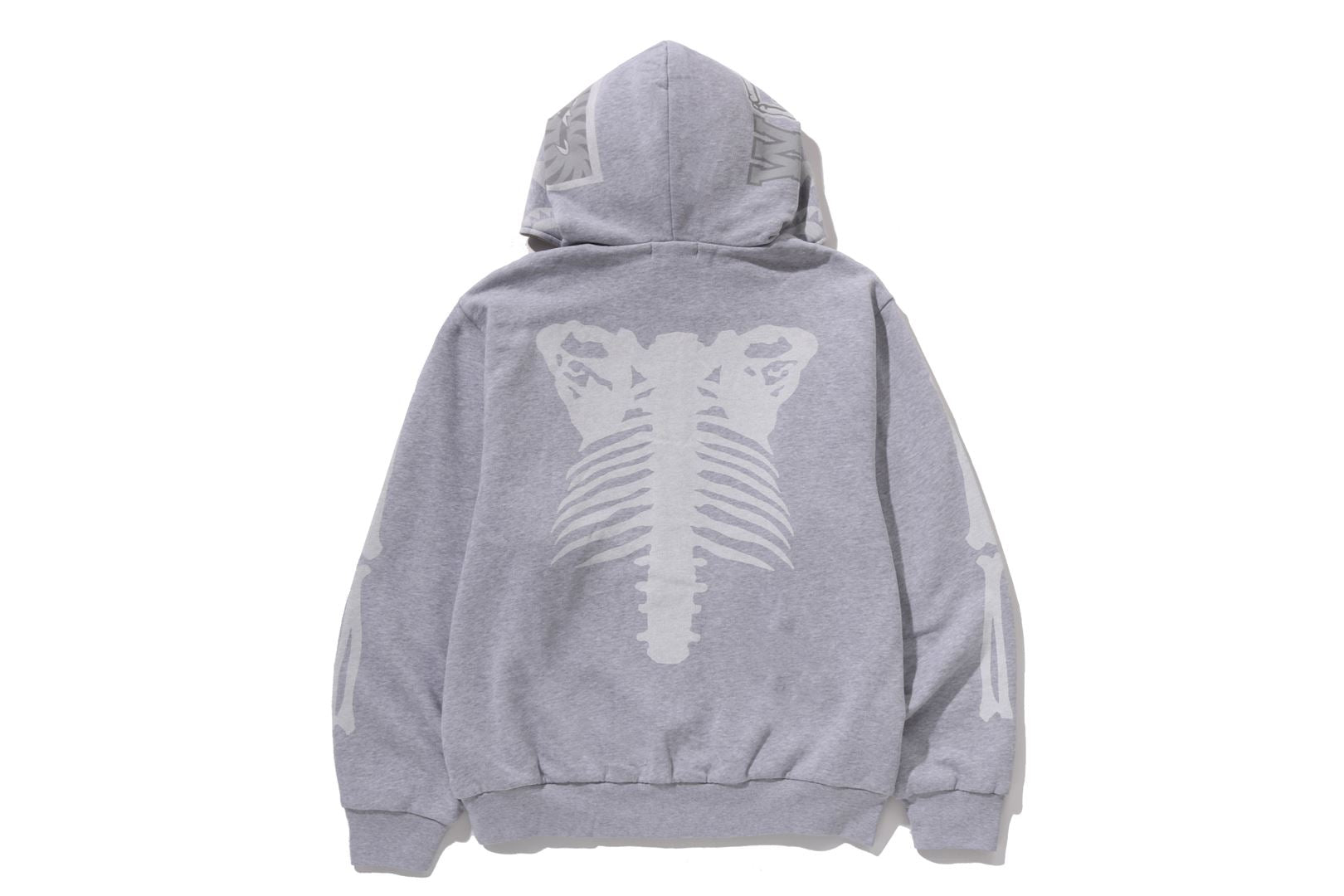 SKELETON SHARK HEAVY WASHED CROPPED FIT FULL ZIP HOODIE – eu.bape.com