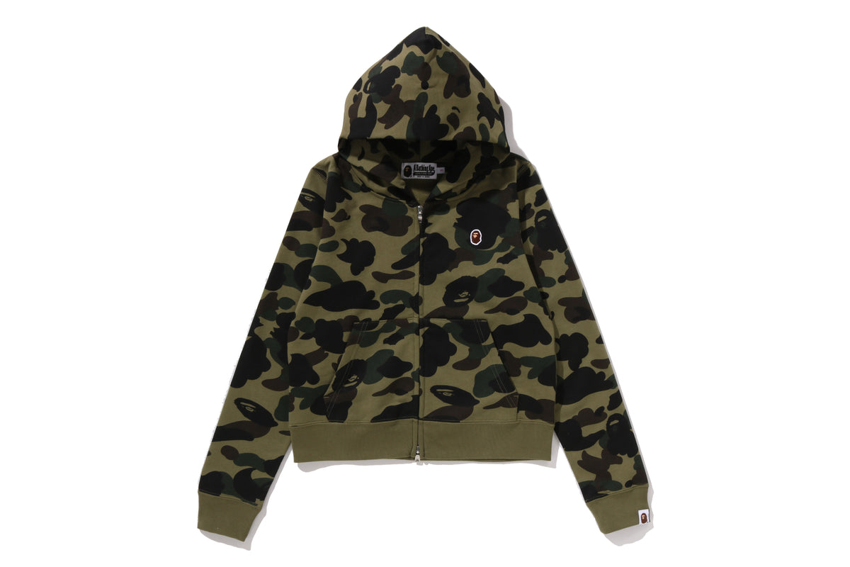 1ST CAMO ZIP HOODIE LADIES