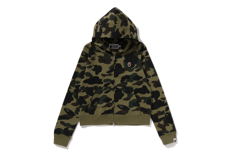 1ST CAMO ZIP HOODIE LADIES