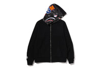 COLOR CAMO REVERSIBLE SHARK FULL ZIP HOODIE