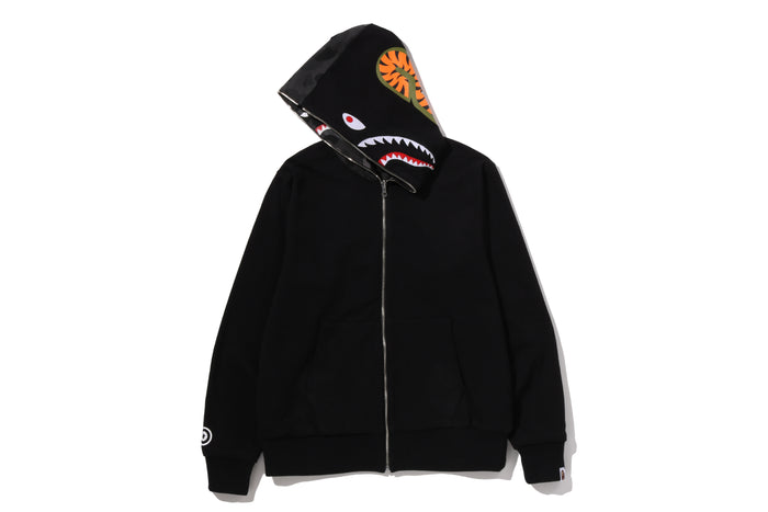 COLOR CAMO REVERSIBLE SHARK FULL ZIP HOODIE