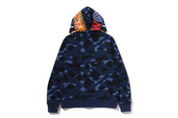 COLOR CAMO REVERSIBLE SHARK FULL ZIP HOODIE
