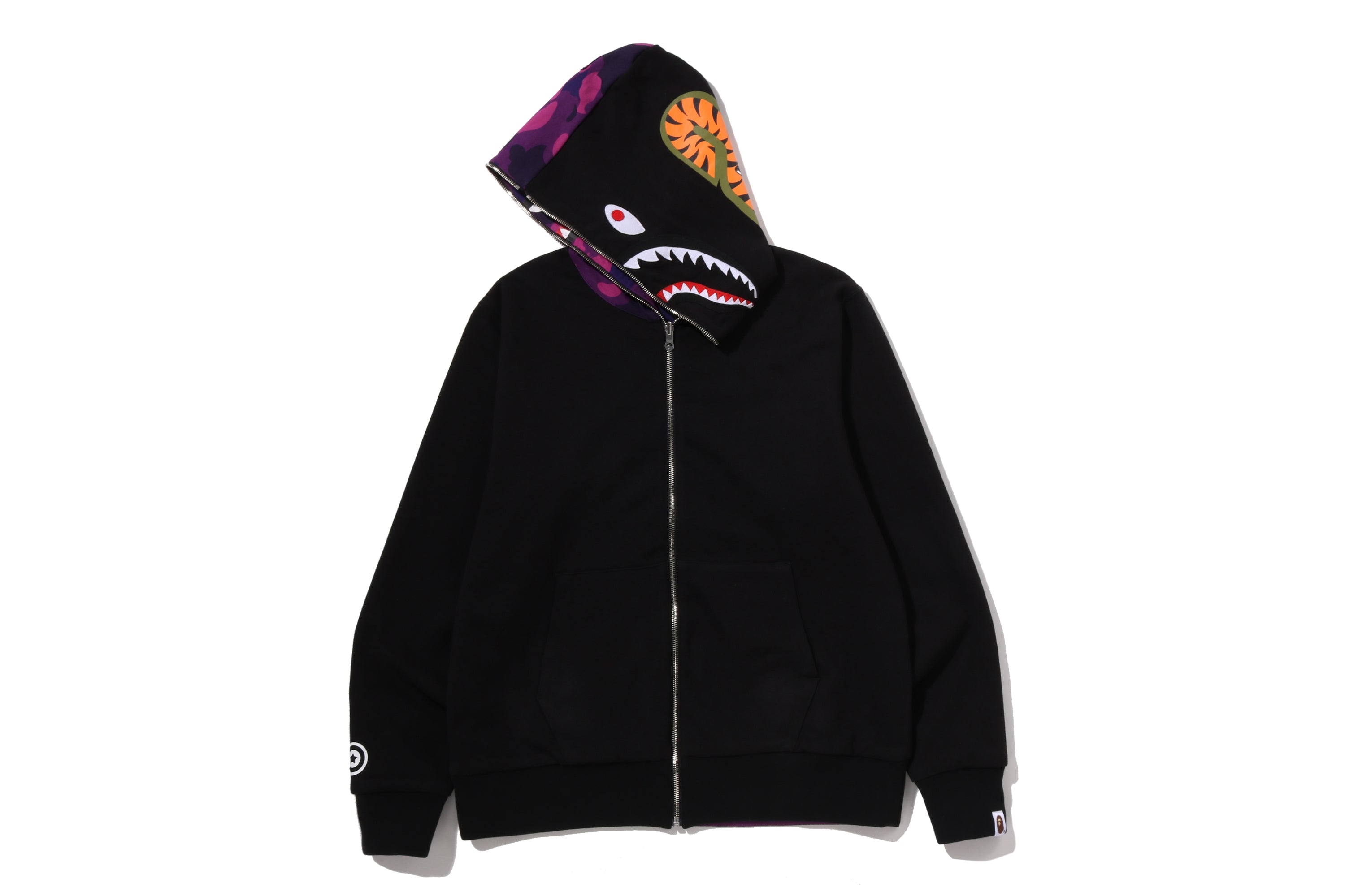 パーカー REVERSIBLE SHARK FULL ZIP HOODIE COLOR CAMO REVERSIBLE SHARK FULL ZIP HOODIE – eu.bape.com