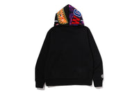 COLOR CAMO REVERSIBLE SHARK FULL ZIP HOODIE
