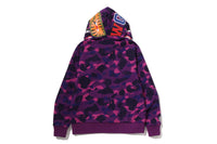 COLOR CAMO REVERSIBLE SHARK FULL ZIP HOODIE