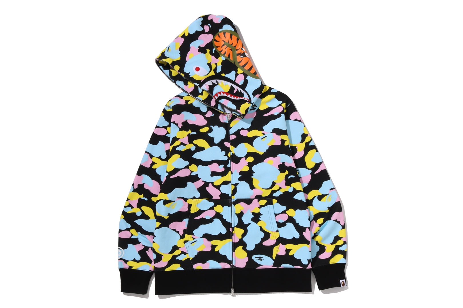 s*e様 BAPE NEW MULTI CAMO SHARK ZIP HOODI MULTI CAMO SHARK FULL ZIP HOODIE – eu.bape.com