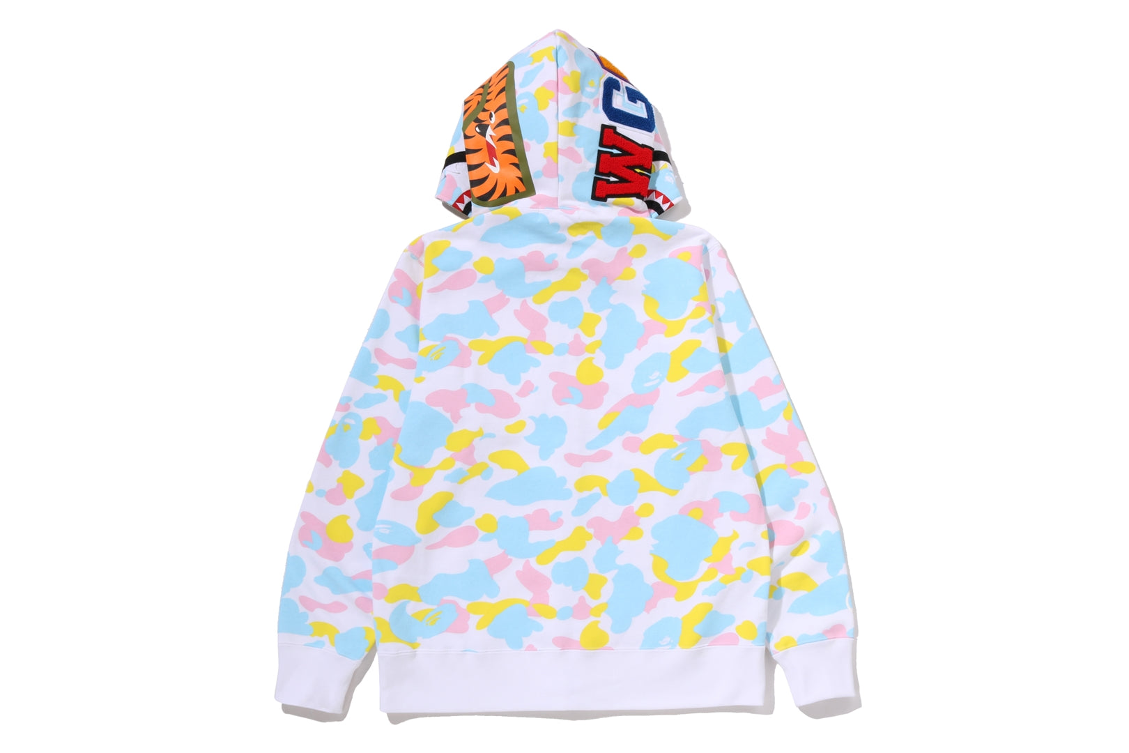 MULTI CAMO SHARK FULL ZIP HOODIE – eu.bape.com