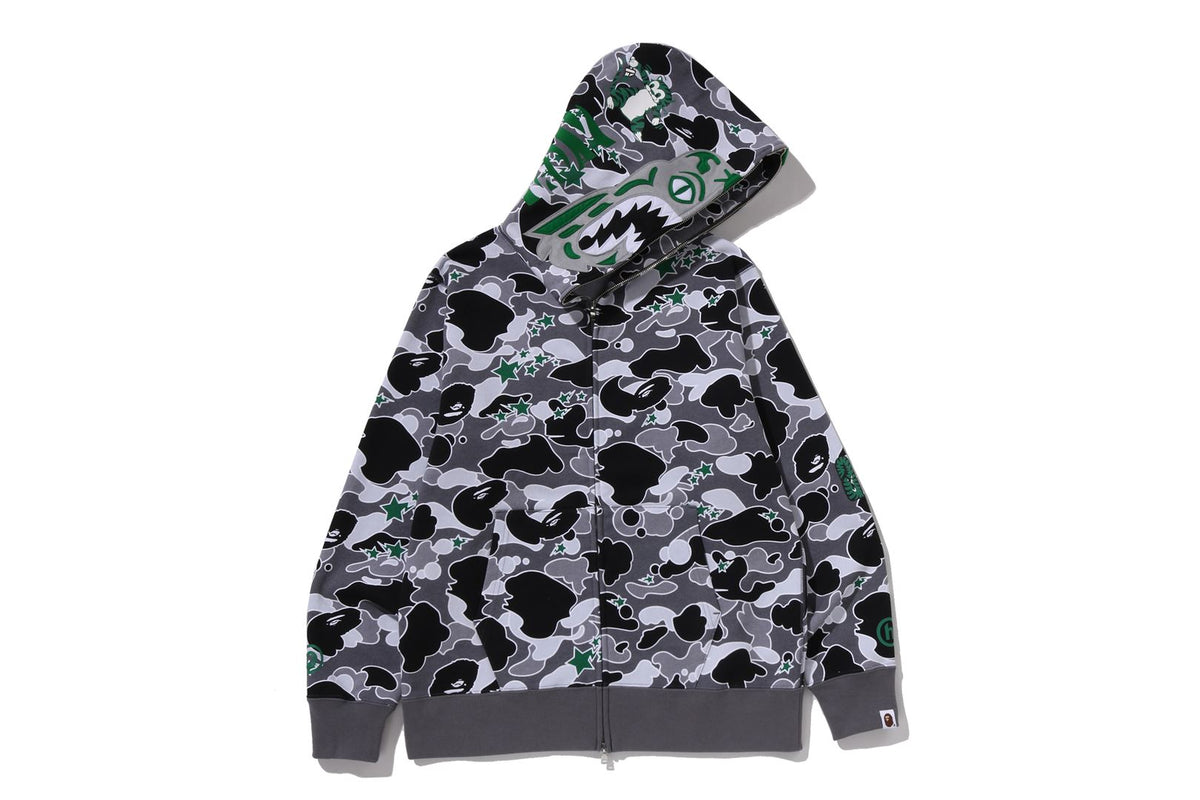 BAPE X HIDDEN STA CAMO TIGER FULL ZIP HOODIE