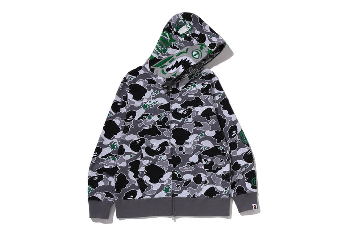 BAPE X HIDDEN STA CAMO TIGER FULL ZIP HOODIE
