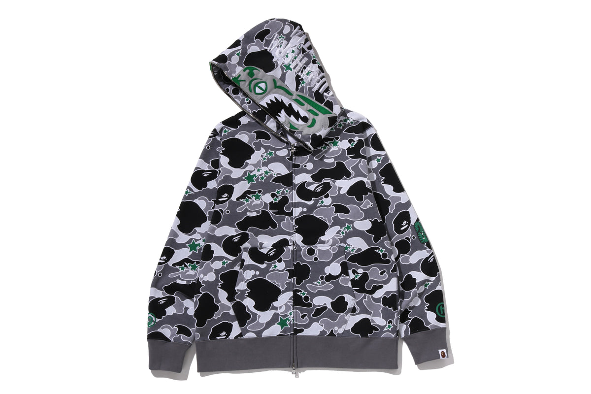 BAPE X HIDDEN STA CAMO TIGER FULL ZIP HOODIE