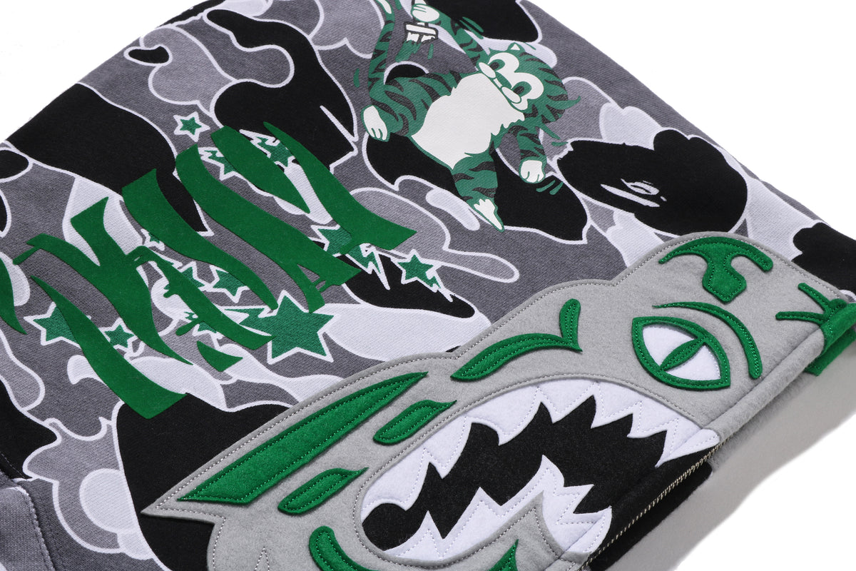 BAPE X HIDDEN STA CAMO TIGER FULL ZIP HOODIE