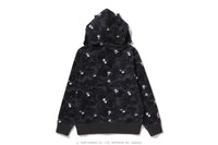 BAPE X KUROMI CAMO FULL ZIP HOODIE LADIES