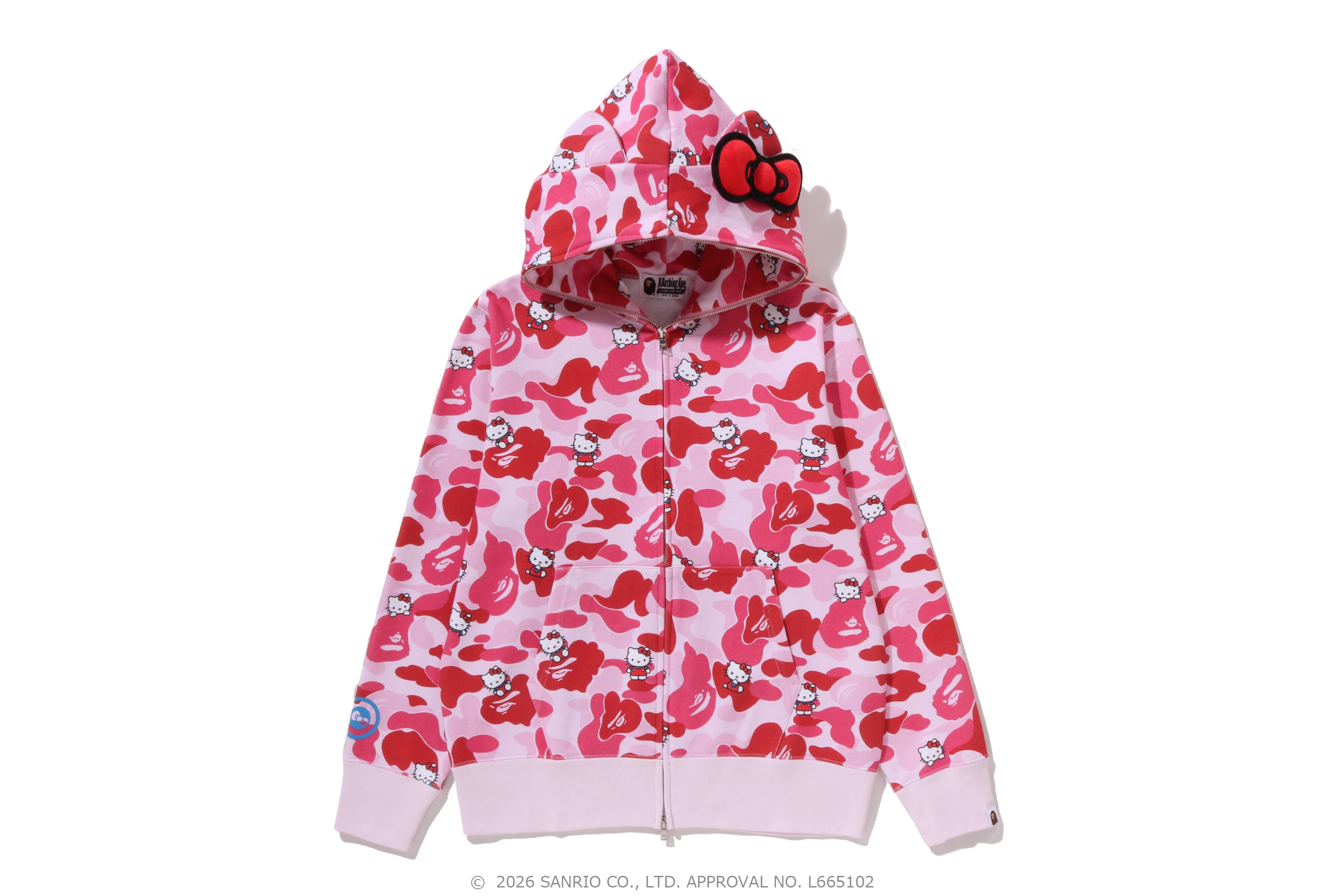 【完売品】XS BAPE HELLO KITTY CAMO HOODIE ピンク 完売品】XS BAPE HELLO KITTY CAMO HOODIE ピンク 【公式通販】