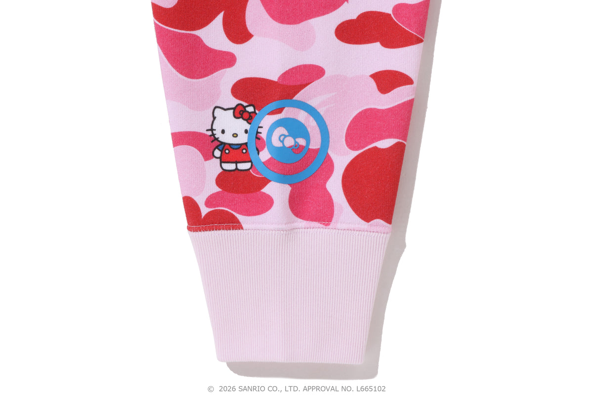 BAPE X HELLO KITTY CAMO FULL ZIP HOODIE LADIES