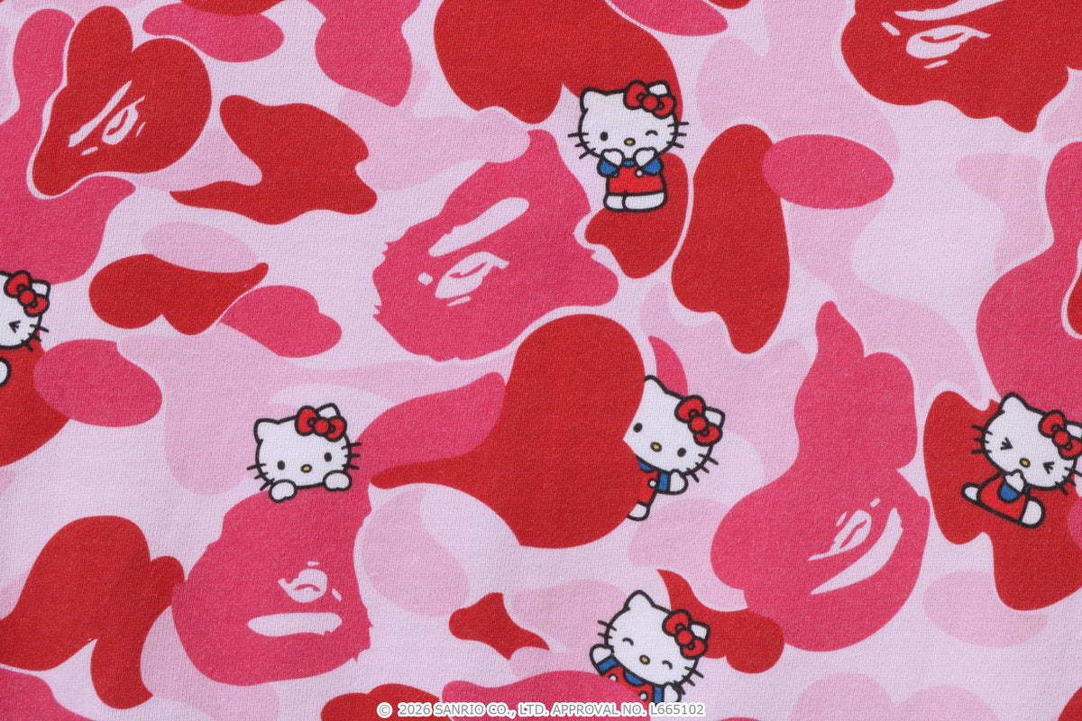BAPE X HELLO KITTY CAMO FULL ZIP HOODIE LADIES