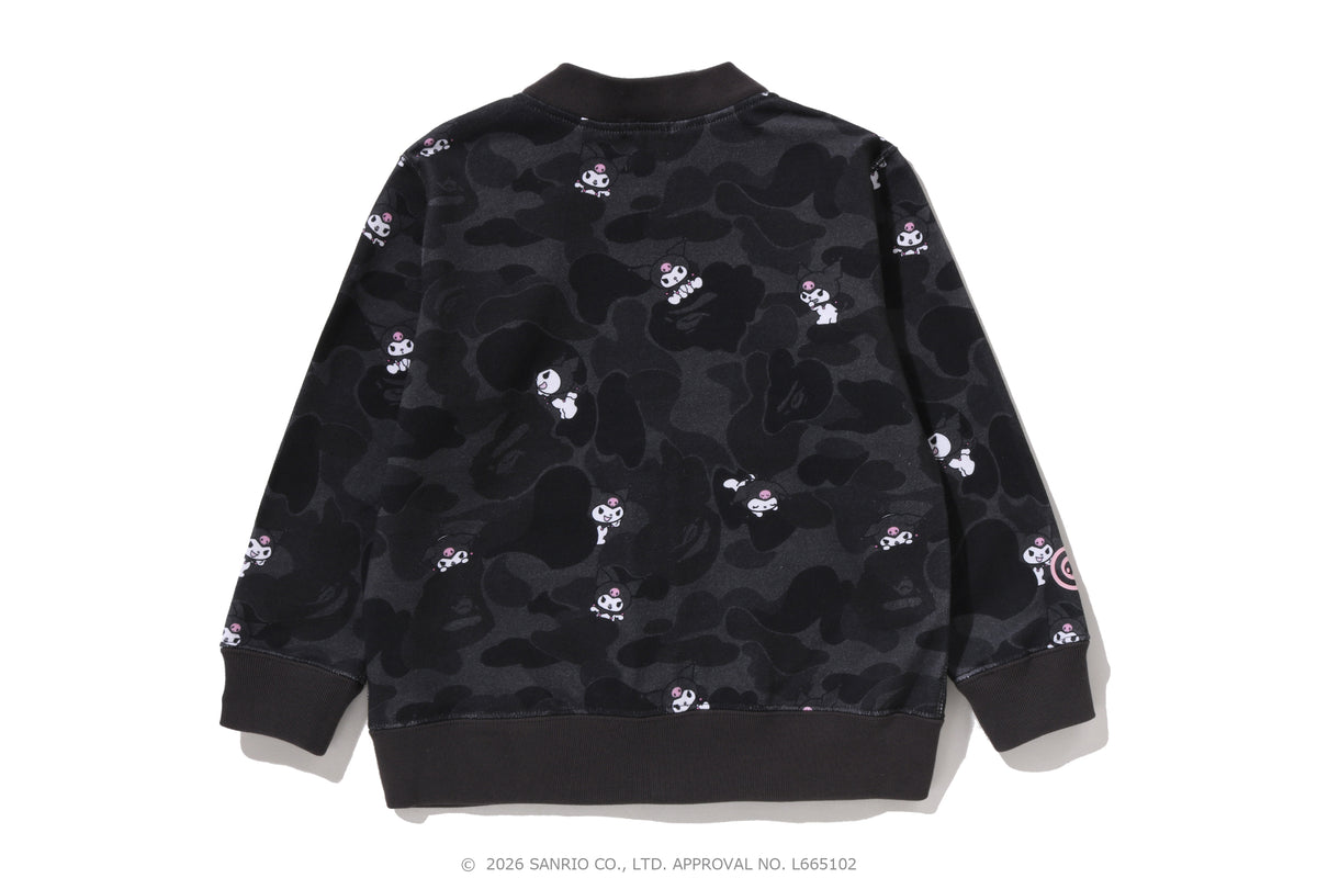 BAPE X KUROMI CAMO ZIP HOODIE KIDS
