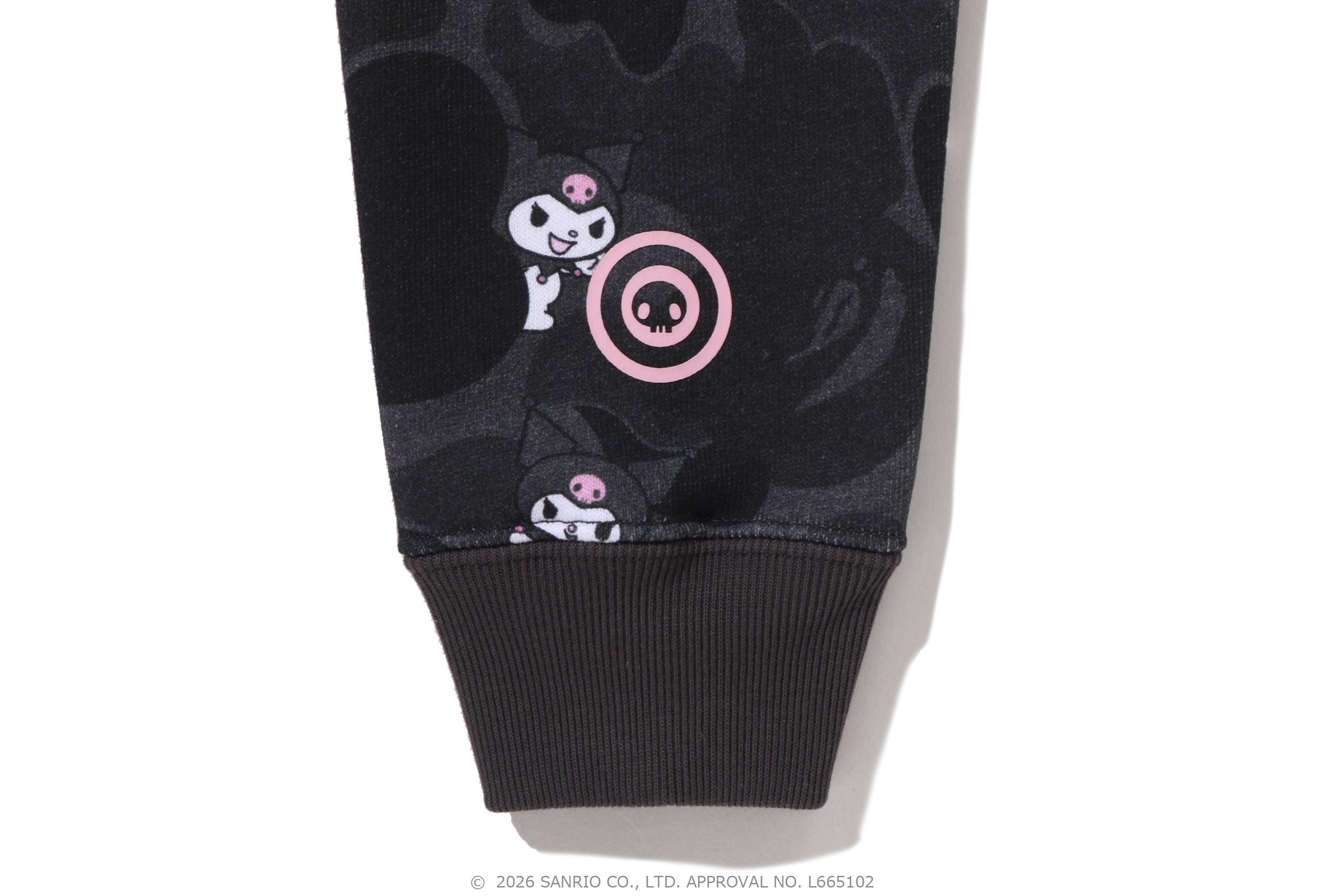 BAPE Sanrio クロミ KUROMI ZIP HOODIE Sサイズ A BATHING APE BAPE SANRIO CHARACTERS KUROMI CAMO FULL ZIP HOODIE