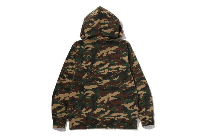 GLITCH WOODLAND CAMO FULL ZIP HOODIE