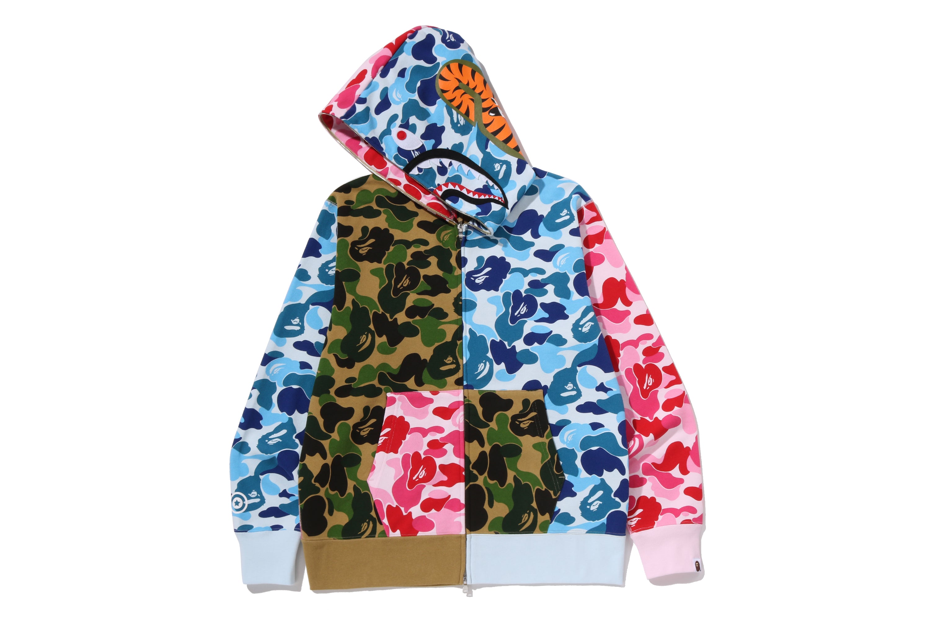 新品 BAPE ABC CAMO SHARK FULL ZIP HOODIE ABC CAMO CRAZY SHARK FULL ZIP HOODIE – eu.bape.com