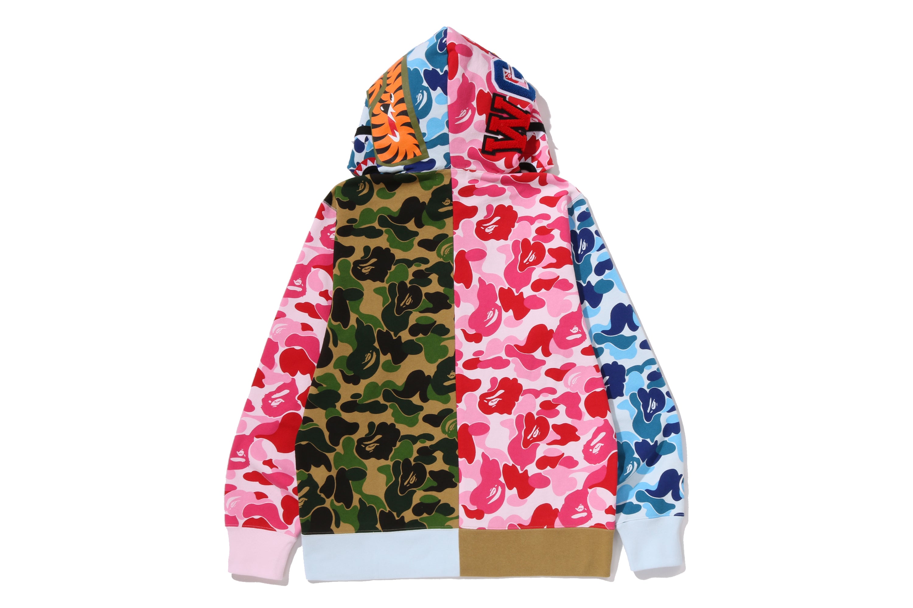 ABC CAMO CRAZY SHARK FULL ZIP HOODIE – eu.bape.com