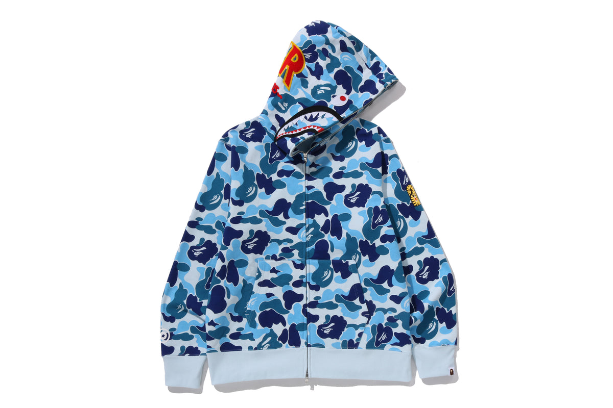 ABC CAMO 2ND SHARK FULL ZIP HOODIE