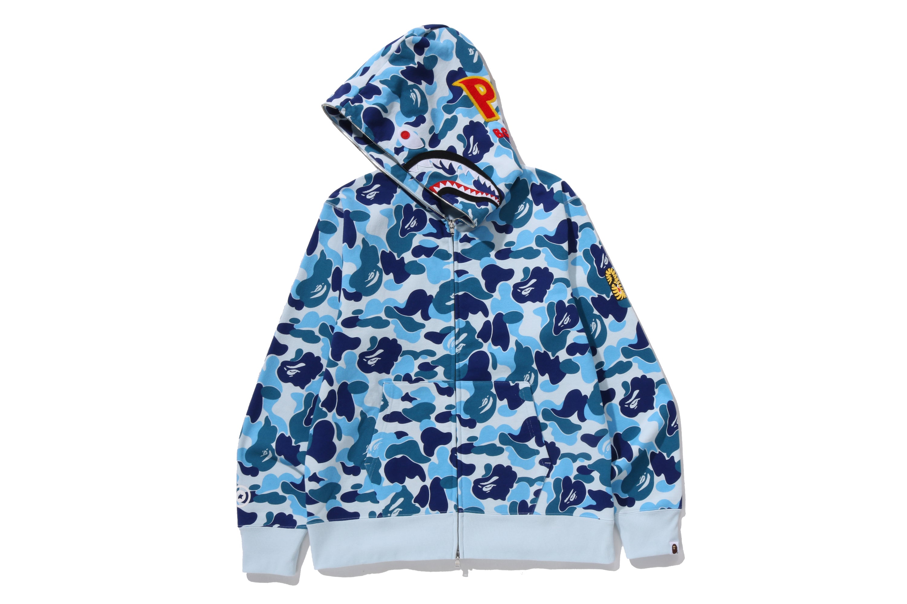 ABC CAMO 2ND SHARK FULL ZIP HOODIE – eu.bape.com