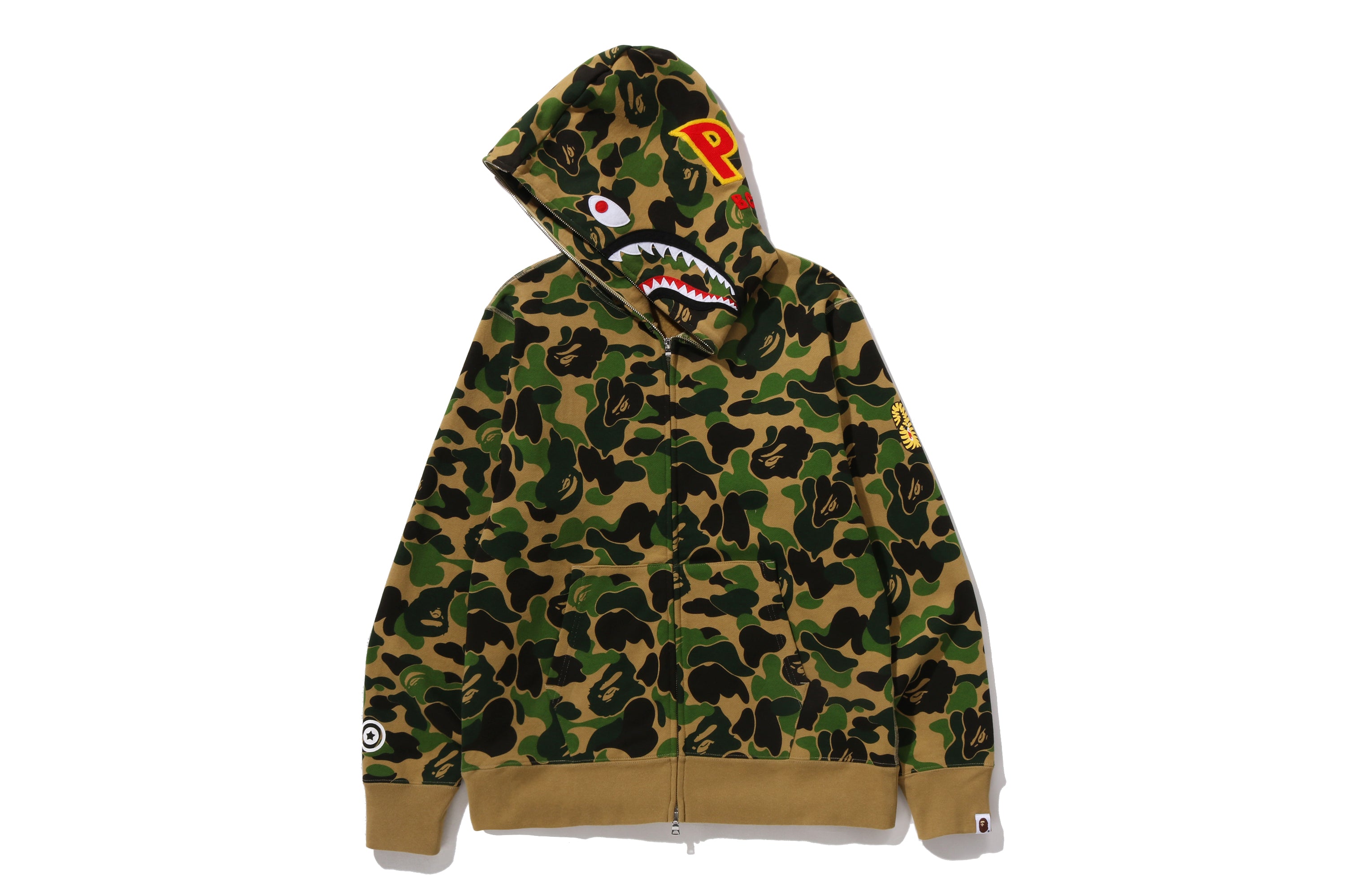 ABC CAMO 2ND SHARK FULL ZIP HOODIE – eu.bape.com