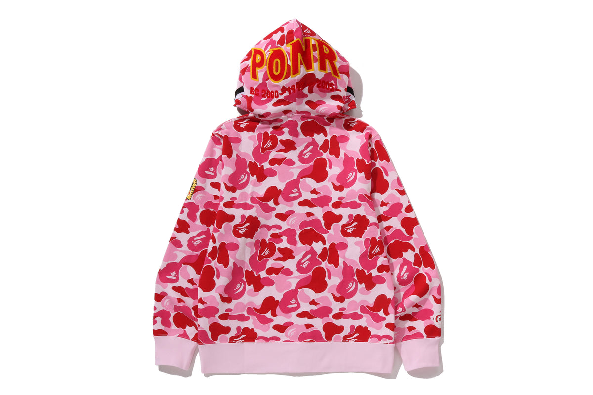 ABC CAMO 2ND SHARK FULL ZIP HOODIE