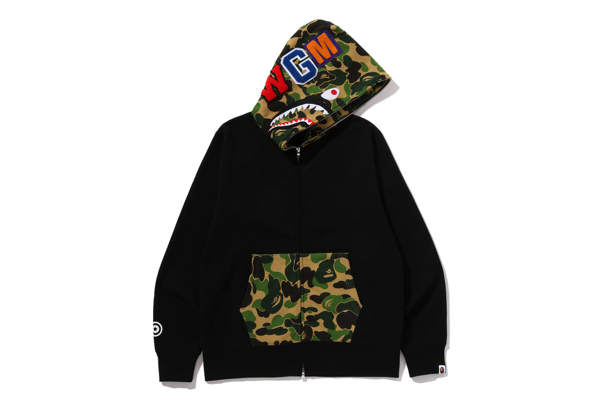 ABC CAMO SHARK FULL ZIP HOODIE