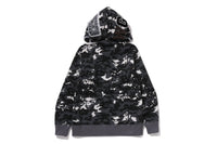 MULTI PIXEL CAMO SHARK REGULAR FIT FULL ZIP HOODIE