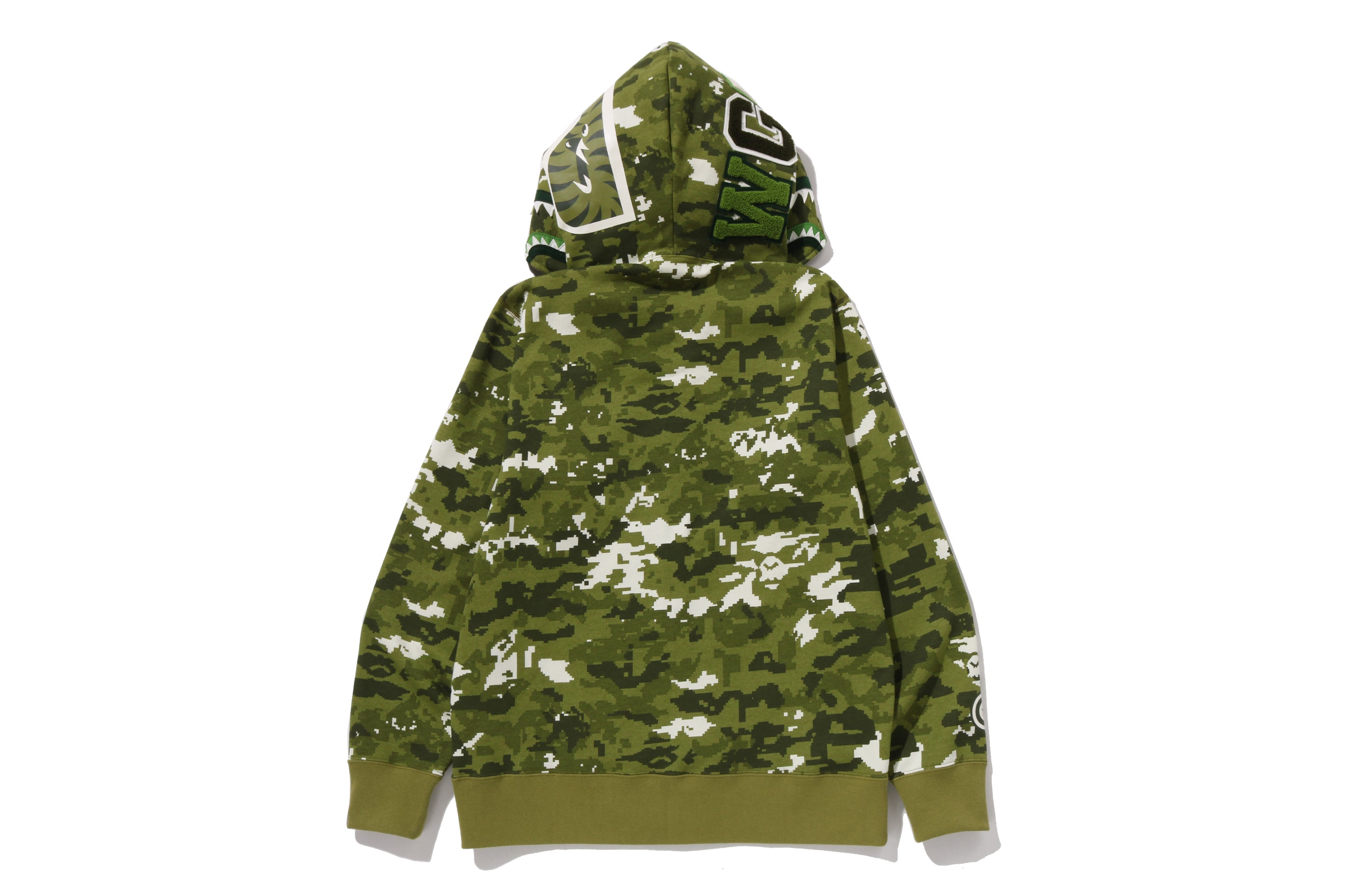 トップス A BATHING APE CAMO SHARK FULL ZIP HOODIE MULTI PIXEL CAMO SHARK REGULAR FIT FULL ZIP HOODIE – eu.bape.com