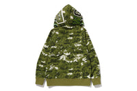MULTI PIXEL CAMO SHARK REGULAR FIT FULL ZIP HOODIE