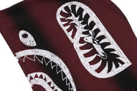HAND DRAW FOOTBALL SHARK RELAXED FIT FULL ZIP HOODIE