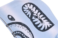 HAND DRAW FOOTBALL SHARK RELAXED FIT FULL ZIP HOODIE