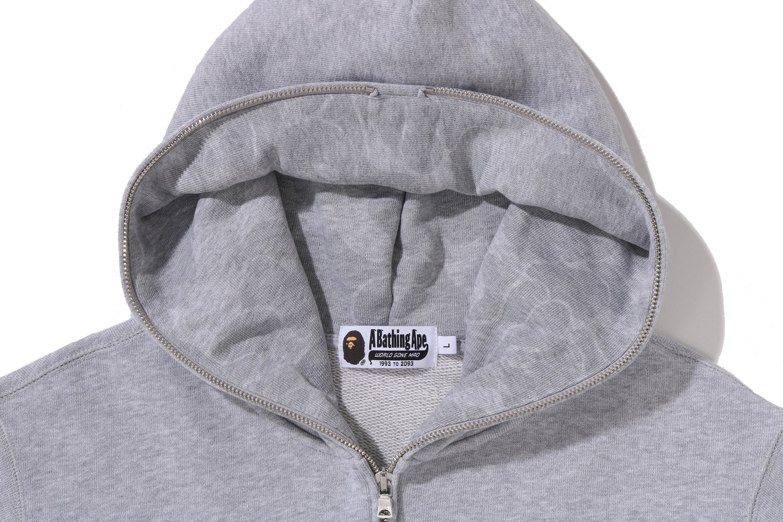 ONE POINT REGULAR FIT FULL ZIP HOODIE – eu.bape.com