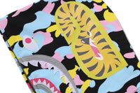 NEW MULTI CAMO SHARK CROPPED FULL ZIP HOODIE LADIES