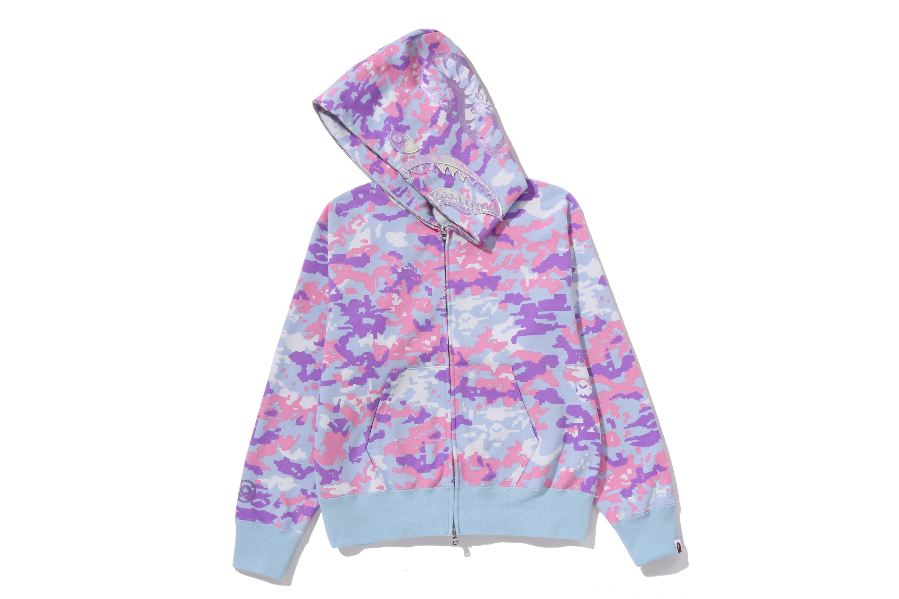 パーカー BARBIE DOT CAMO SHARK FULL ZIP HOODIE MULTI PIXEL CAMO SHARK FULL ZIP HOODIE LADIES – eu.bape.com