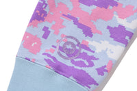 MULTI PIXEL CAMO SHARK FULL ZIP HOODIE LADIES