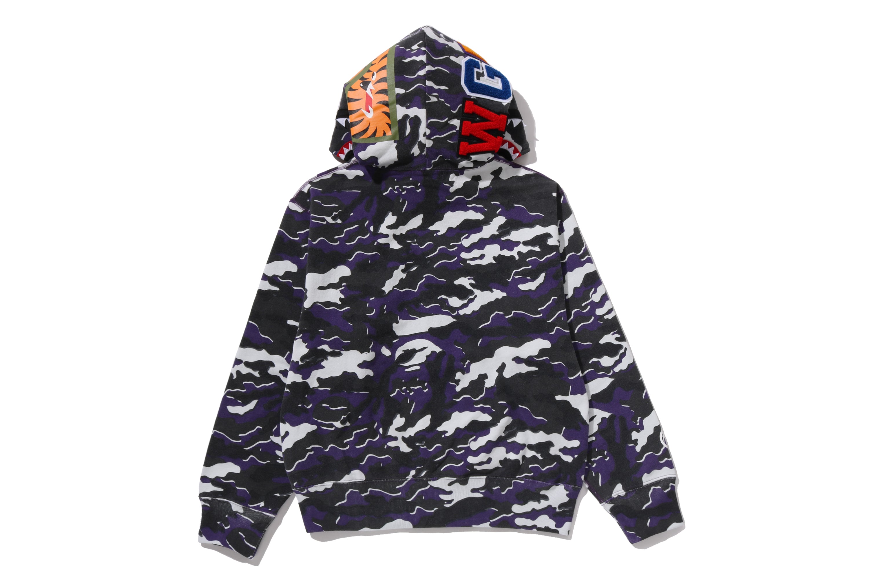 GLITCH WOODLAND CAMO SHARK FULL ZIP HOODIE LADIES – eu.bape.com