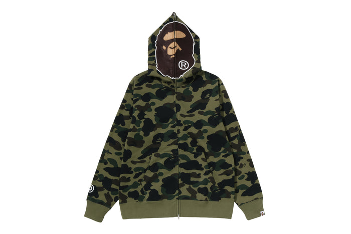 1ST CAMO 2ND APE FULL ZIP HOODIE