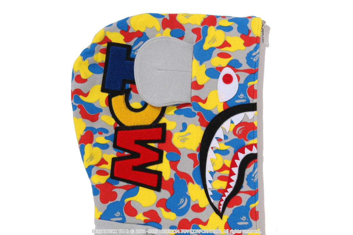MEDICOM TOY 30TH ANNIV. BE@R SHARK FULL ZIP REVERSIBLE HOODIE