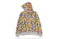 MEDICOM TOY 30TH ANNIV. BE@R SHARK FULL ZIP REVERSIBLE HOODIE