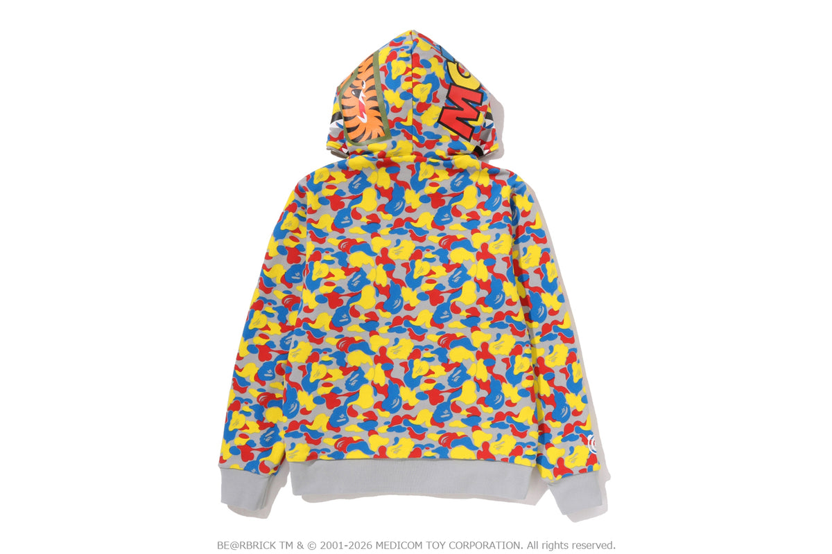 MEDICOM TOY 30TH ANNIV. BE@R SHARK FULL ZIP REVERSIBLE HOODIE