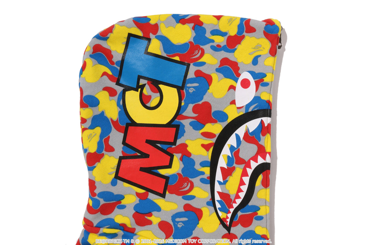 MEDICOM TOY 30TH ANNIV. BE@R SHARK FULL ZIP REVERSIBLE HOODIE