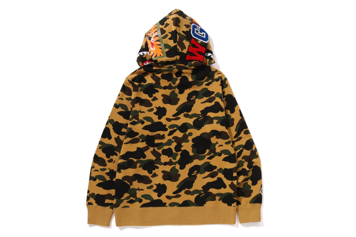 1ST CAMO SHARK FULL ZIP HOODIE