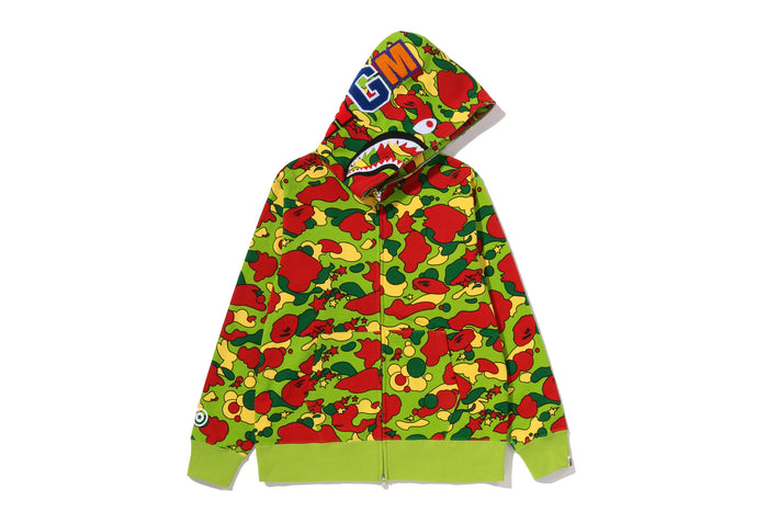 STA CAMO SHARK FULL ZIP HOODIE