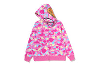 STA CAMO SHARK FULL ZIP HOODIE