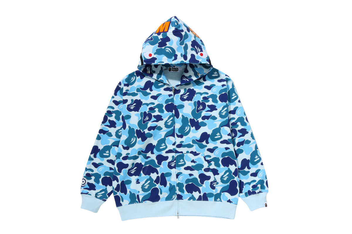 ABC CAMO FUR HOOD SHARK RELAXED FIT FULL ZIP HOODIE