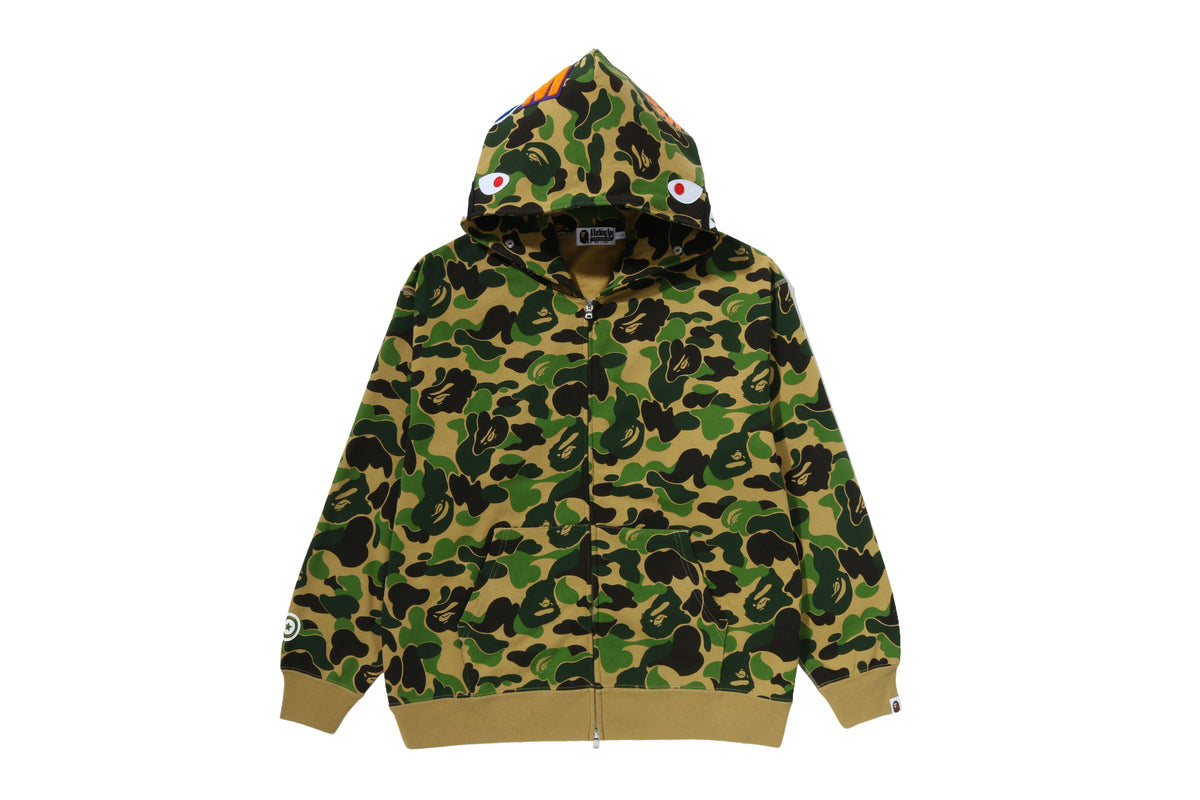 ABC CAMO FUR HOOD SHARK RELAXED FIT FULL ZIP HOODIE