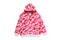ABC CAMO FUR HOOD SHARK RELAXED FIT FULL ZIP HOODIE
